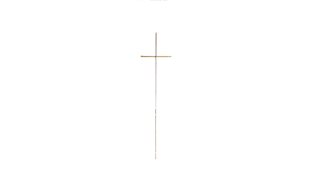 ornement croix laiton fil